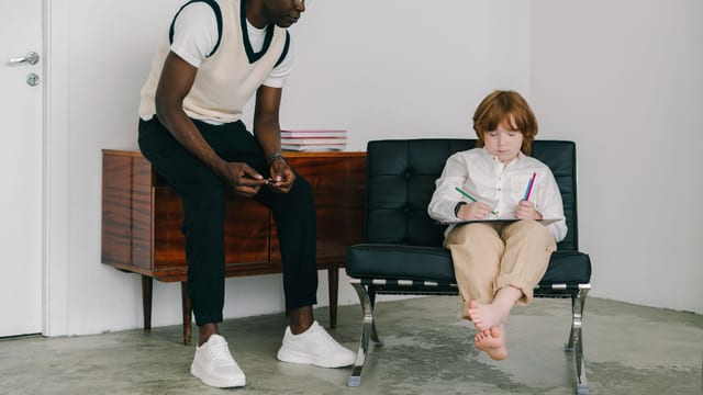 Séance de psychomotricité avec un enfant